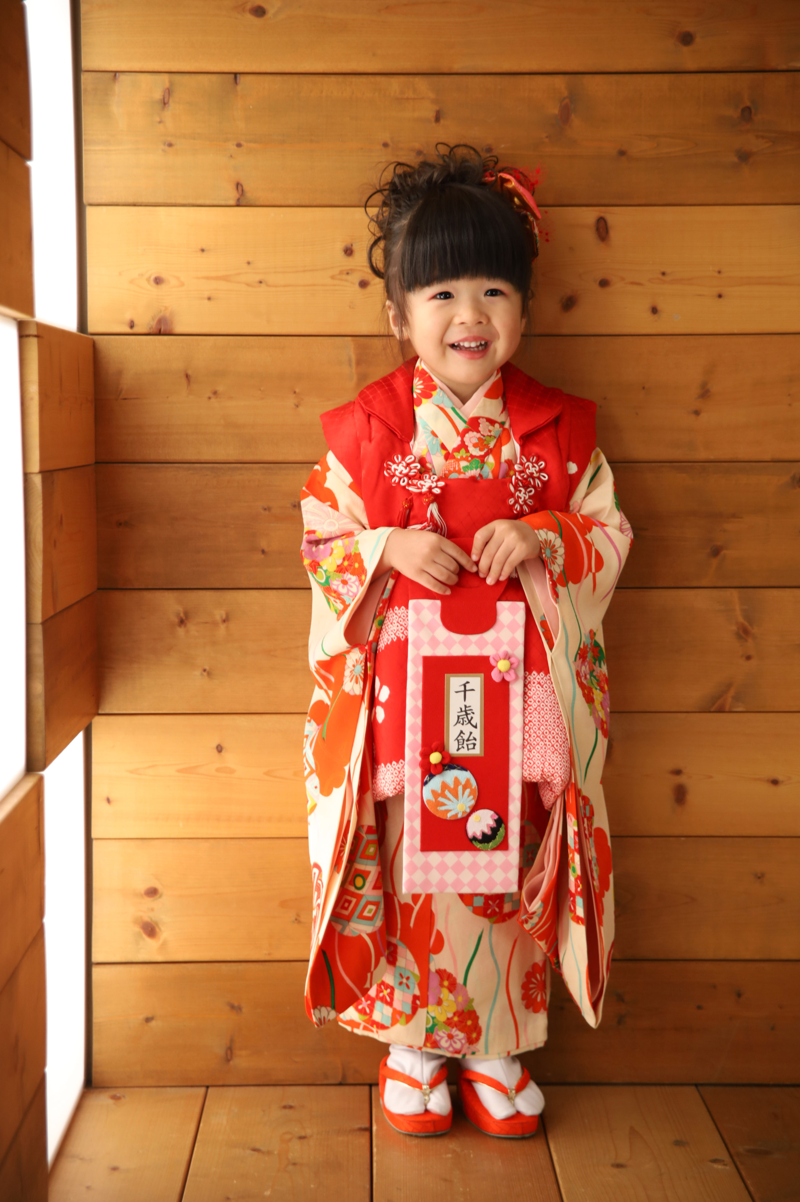 お買い得品♡七五三 7歳 女の子 セット 一式 ピンク系 正絹 駒刺繍